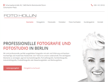 Tablet Screenshot of foto-hollin.de